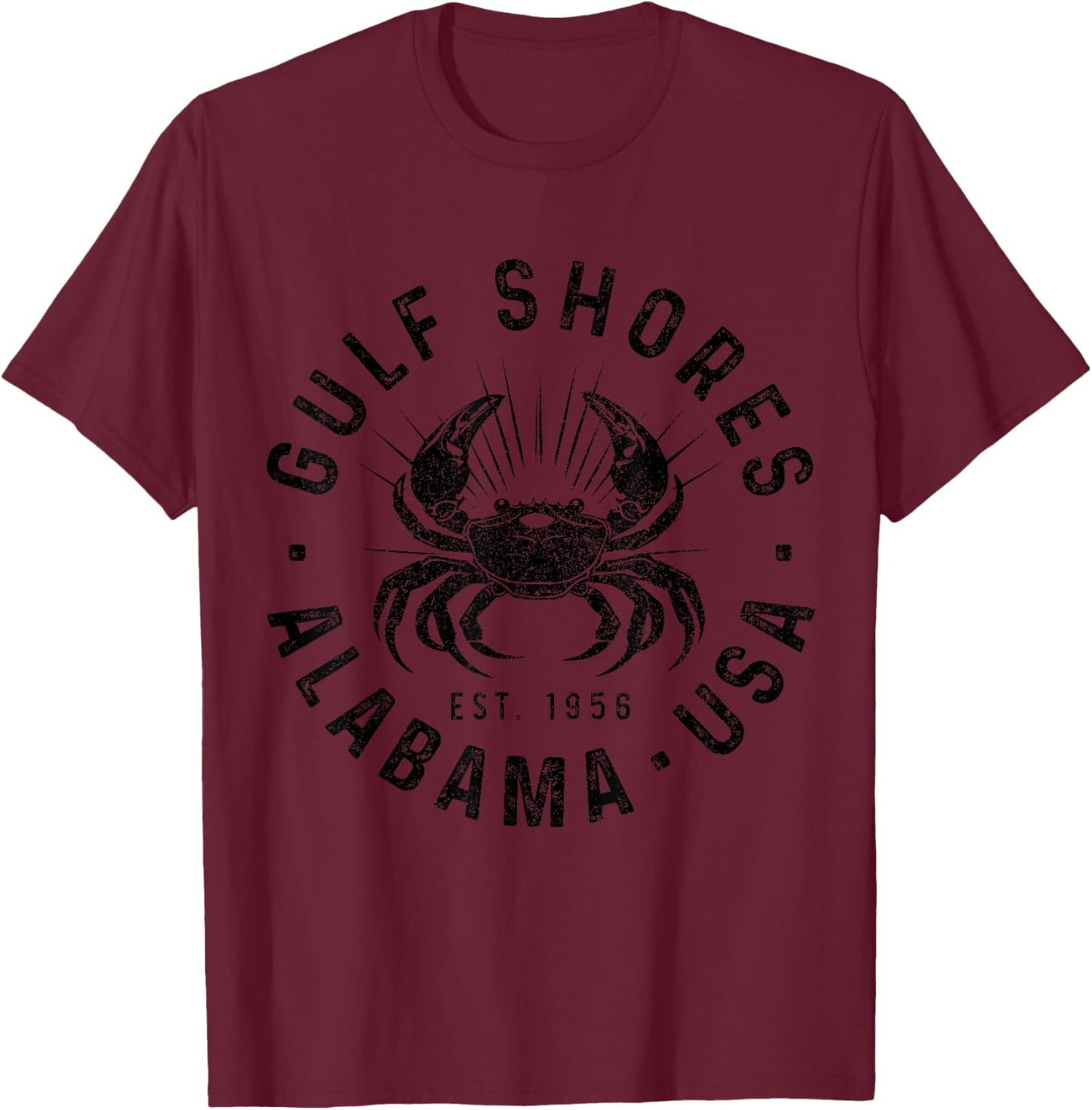 Gulf Shores Alabama T-Shirt - T-Shirt | Maroon