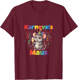 Carnival Mouse Carnival Costume Replacement Carnival Mouse T-Shirt - T-Shirt | Maroon