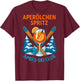 APERÖLCHEN Spritz APRÈS SKI Club X Skiing Skier Back T-Shirt - T-Shirt | Maroon