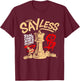 Say Less Real Ones Move in Silence Graphic T-Shirt - T-Shirt | Maroon