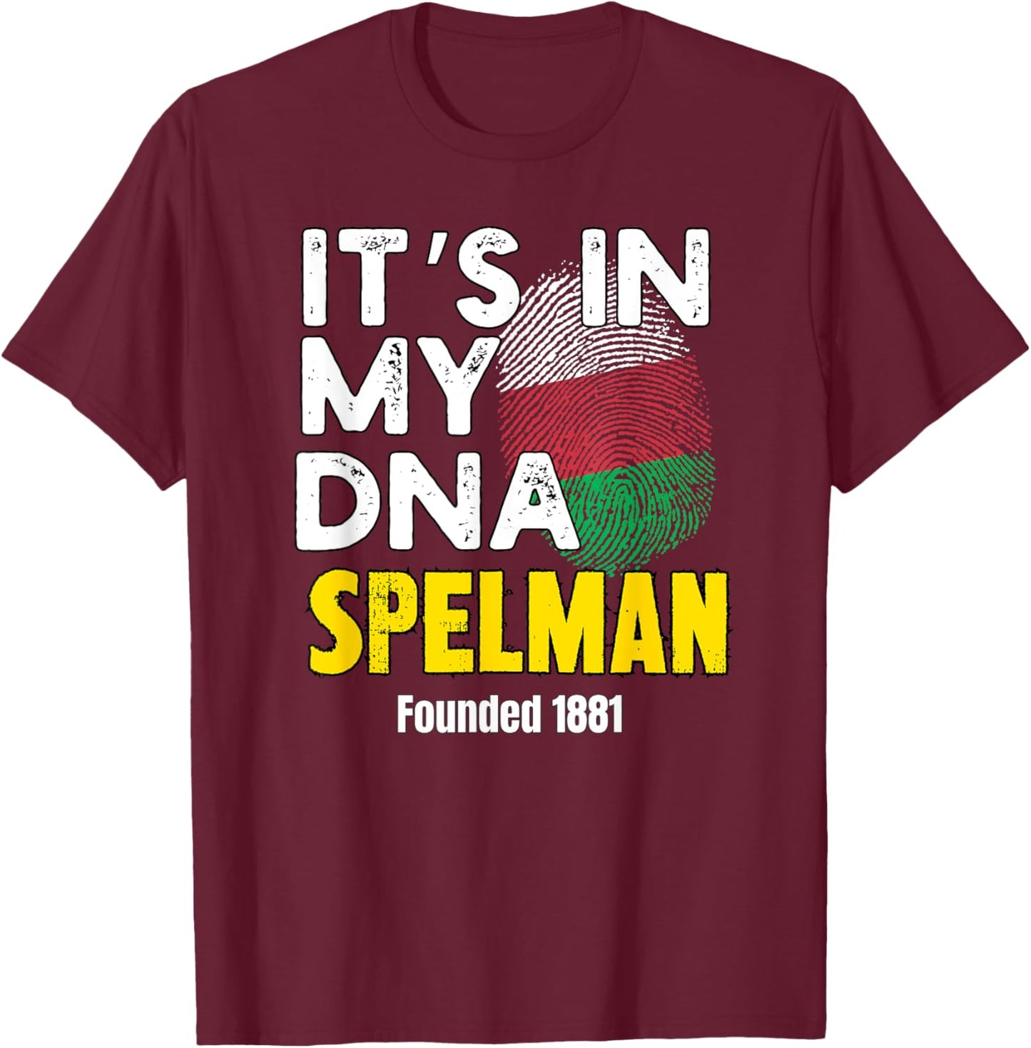 Spelman, SC, Souvenir HBC Urban Apparel T-Shirt - T-Shirt | Maroon