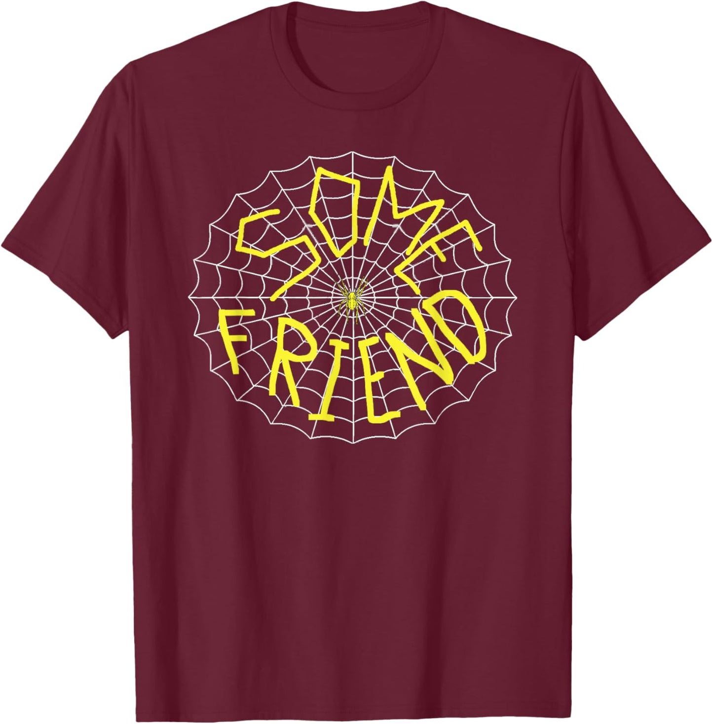 Charlotte's Some Friend Spider Web T-Shirt - T-Shirt | Maroon
