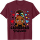 Cute Bahamas Girl Caribbean Princess Bahamian Roots T-Shirt - T-Shirt | Maroon