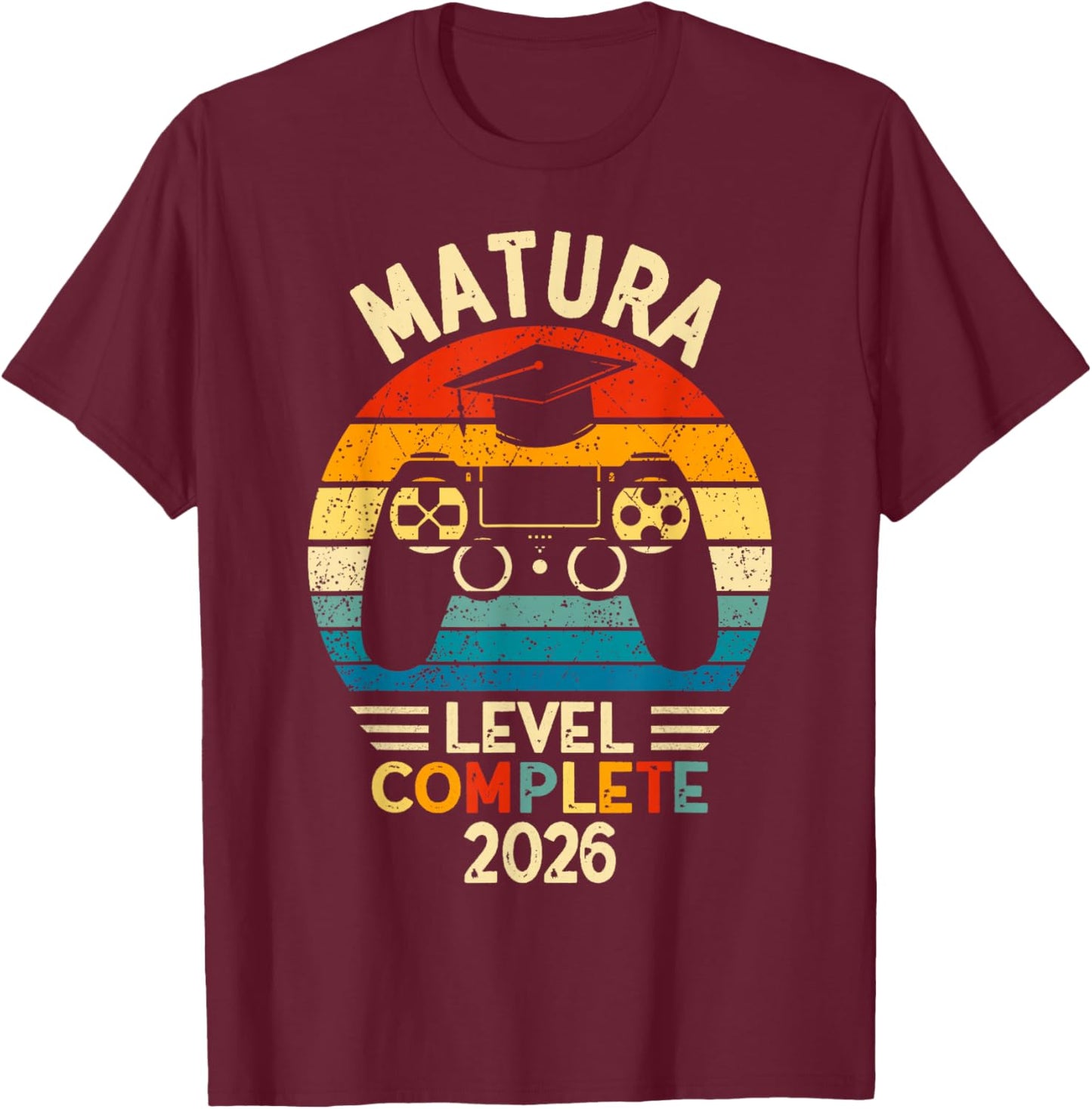 Matura Level Complete 2026 T-Shirt - T-Shirt | Maroon