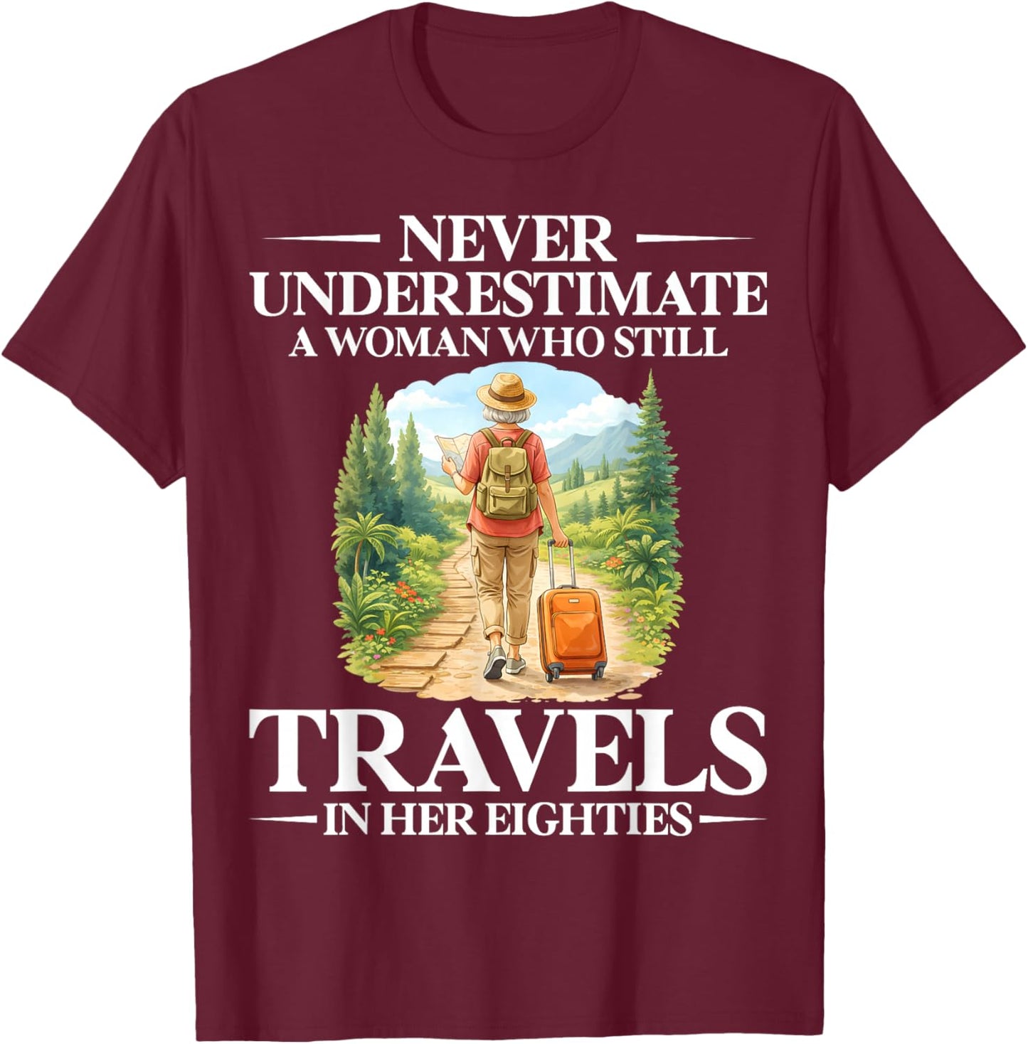 Her 80's T-Shirt - T-Shirt | Maroon