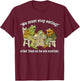 We Must Stop Eating Toad As He Ate Another Frog Men Toad T-Shirt - T-Shirt | Maroon