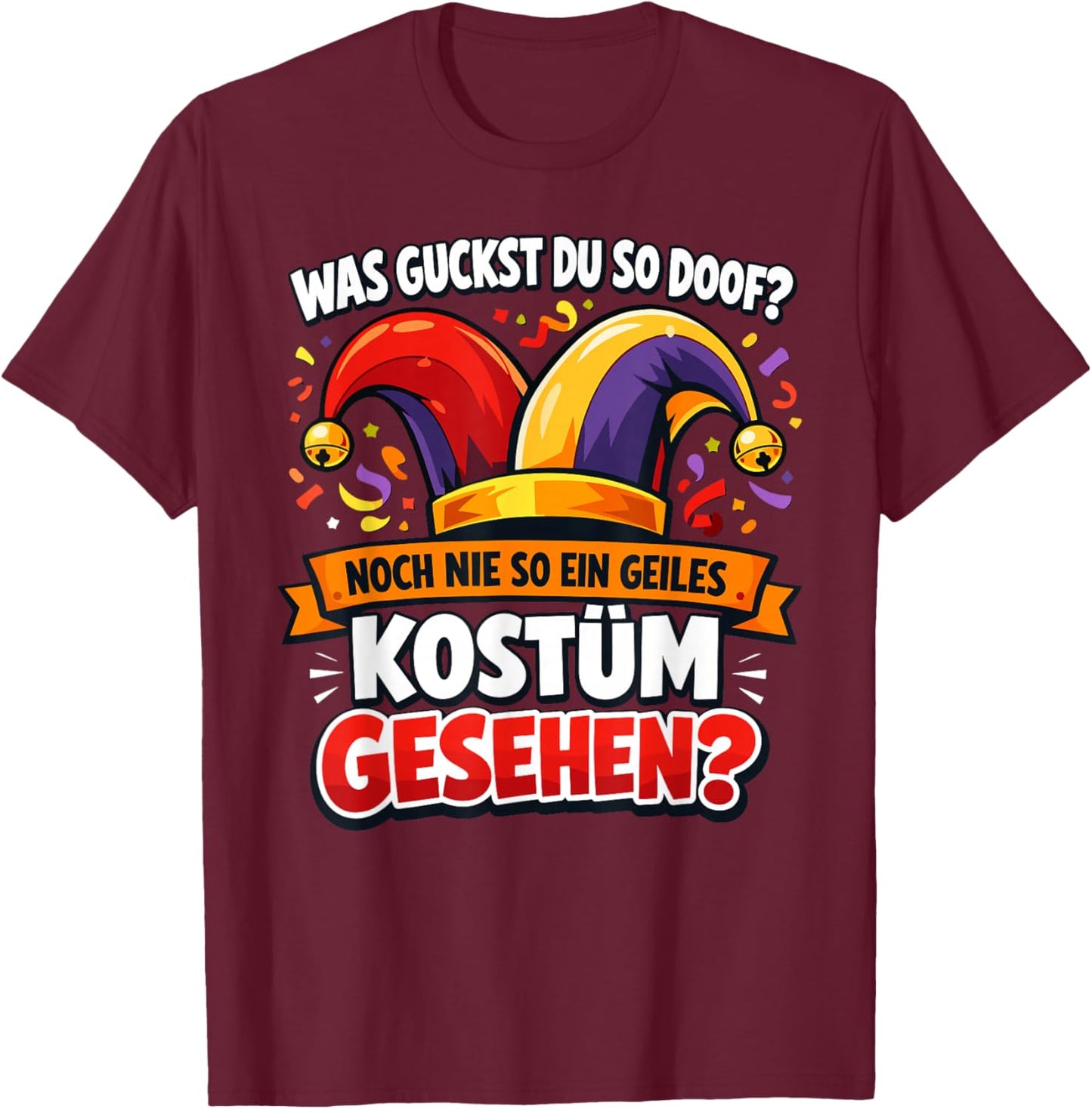 Cologne Carnival T-Shirt - T-Shirt | Maroon