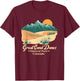 Great Sand Dune National Park Colorado CO Souvenir Men Women T-Shirt - T-Shirt | Maroon