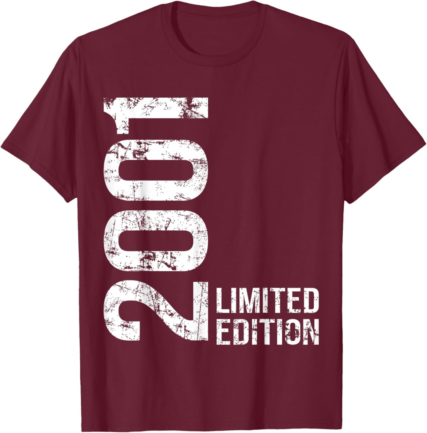 Men's 25th Birthday 2001 T-Shirt - T-Shirt | Maroon