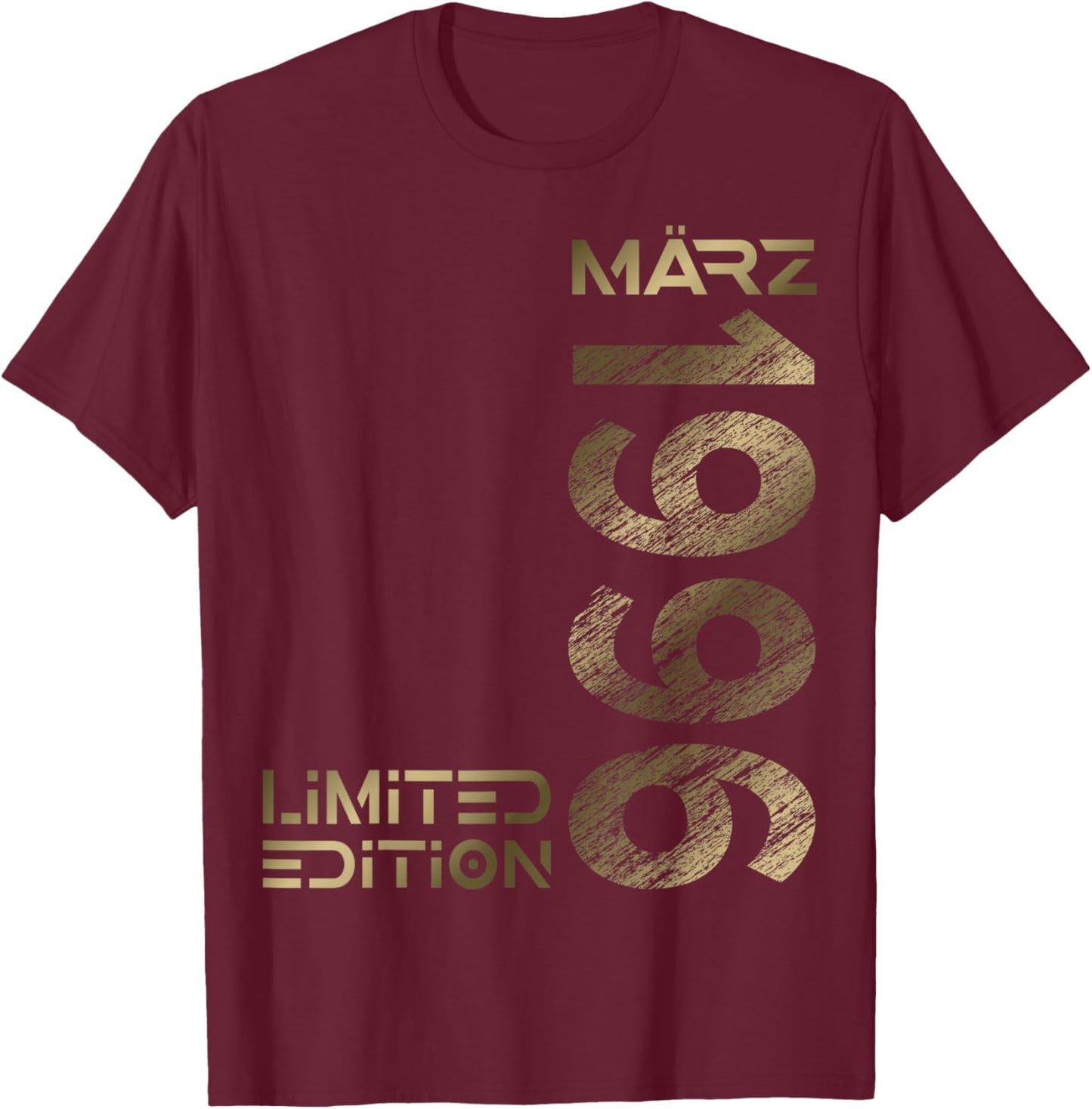 March 1996 Man Woman 30th Birthday Limited Edition T-Shirt - T-Shirt | Maroon