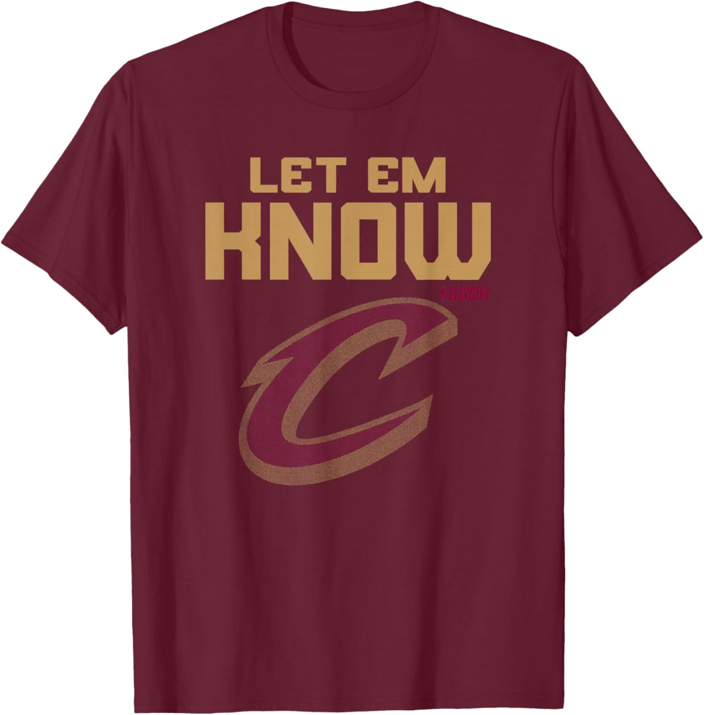 NBA 2026 Playoffs Mantra Cavaliers Bilboard T-Shirt - T-Shirt | Maroon