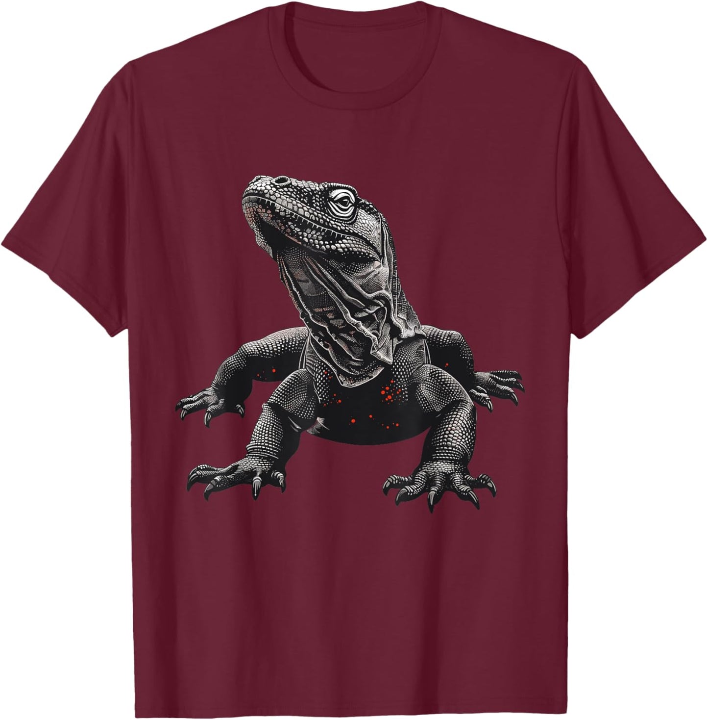 Komodo dragon T-Shirt - T-Shirt | Maroon