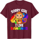 Funny Gay Pride Like Bananas Rainbow Flag LGBT Ally Humor T-Shirt - T-Shirt | Maroon
