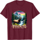 Yosemite Road Trip 2025 Family National Park T-Shirt - T-Shirt | Maroon