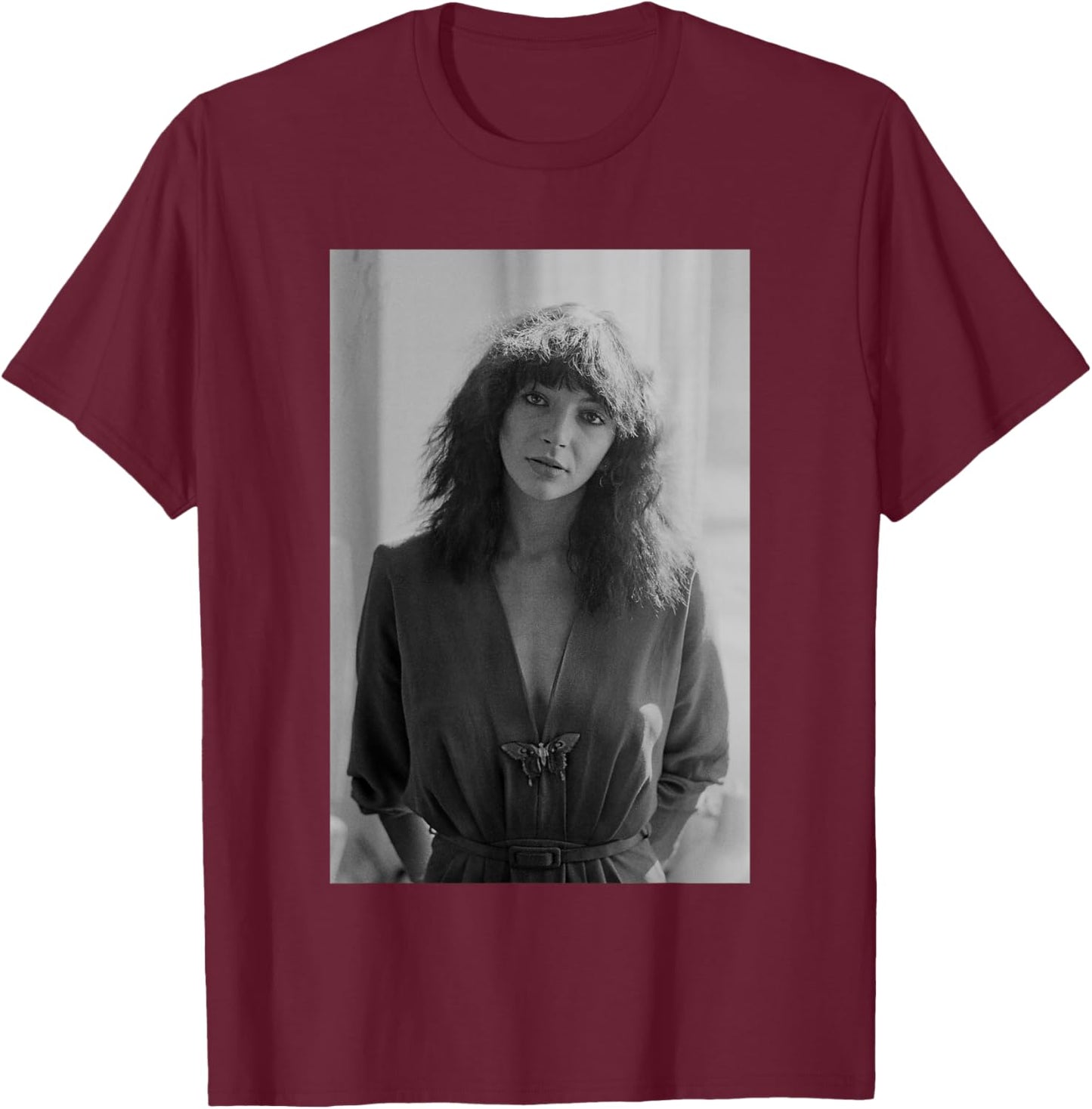 Kate Bush Wuthering Heights Singer Portrait 1979 T-Shirt - T-Shirt | Maroon