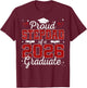 Proud Stepdad of a Class of 2026 Graduate Senior Graduation T-Shirt - T-Shirt | Maroon