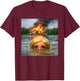 Lustige Puppe Gesicht Kleidung Meme Frauen Männer Vintage Schwimmen T-Shirt - T-Shirt | Maroon