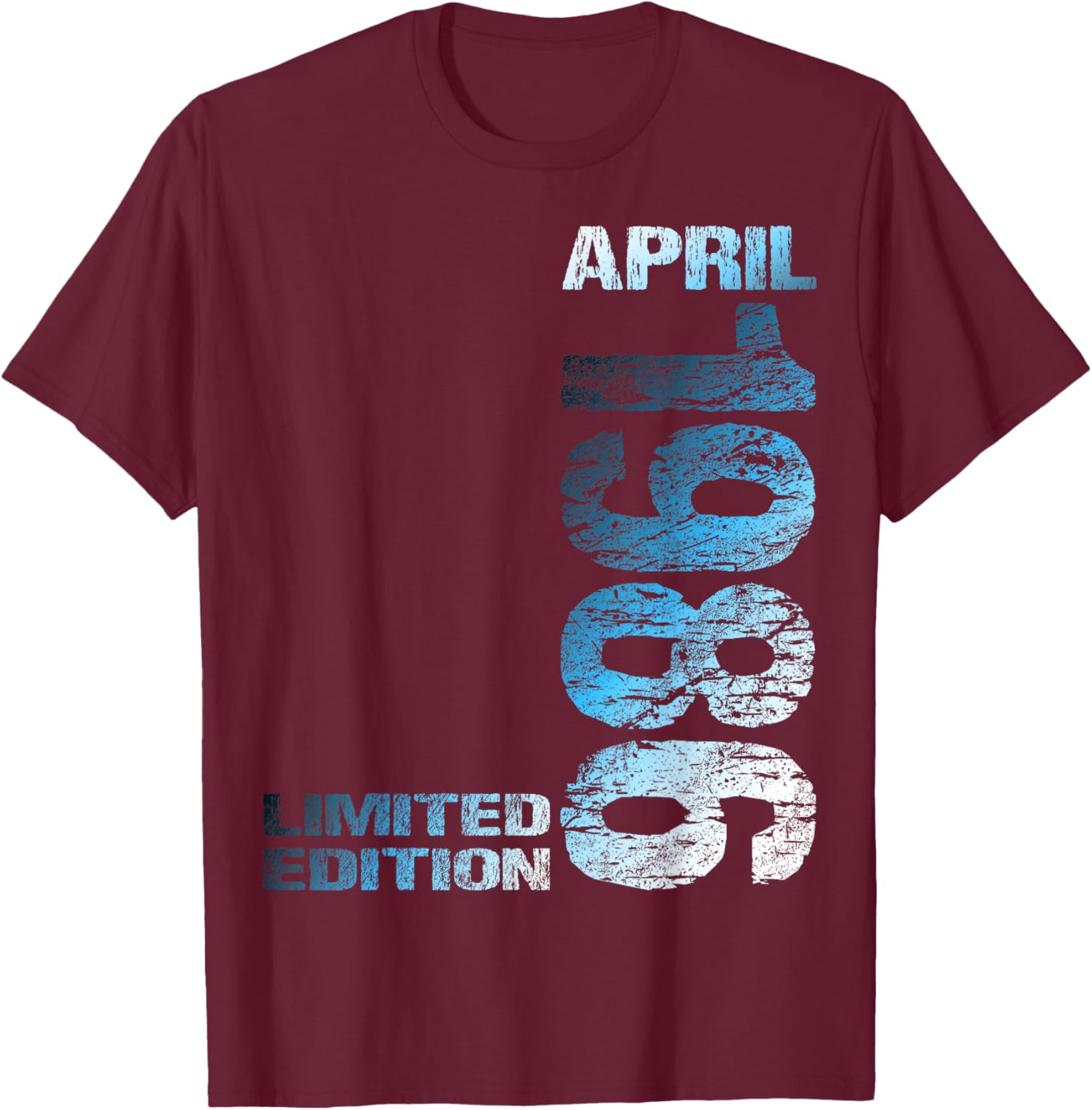 Limited Edition April 1986 Mann Frau 40. Geburtstag T-Shirt - T-Shirt | Maroon