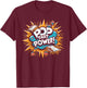 Pop Tart Power! Funny Gym Fitness Frosted Toaster Pastry T-Shirt - T-Shirt | Maroon