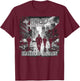 B.F Raid Raided Again Album Art , Small, Black T-Shirt - T-Shirt | Maroon