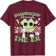 Shamrockin' Through The ER St Patricks Day Emergency Room T-Shirt - T-Shirt | Maroon