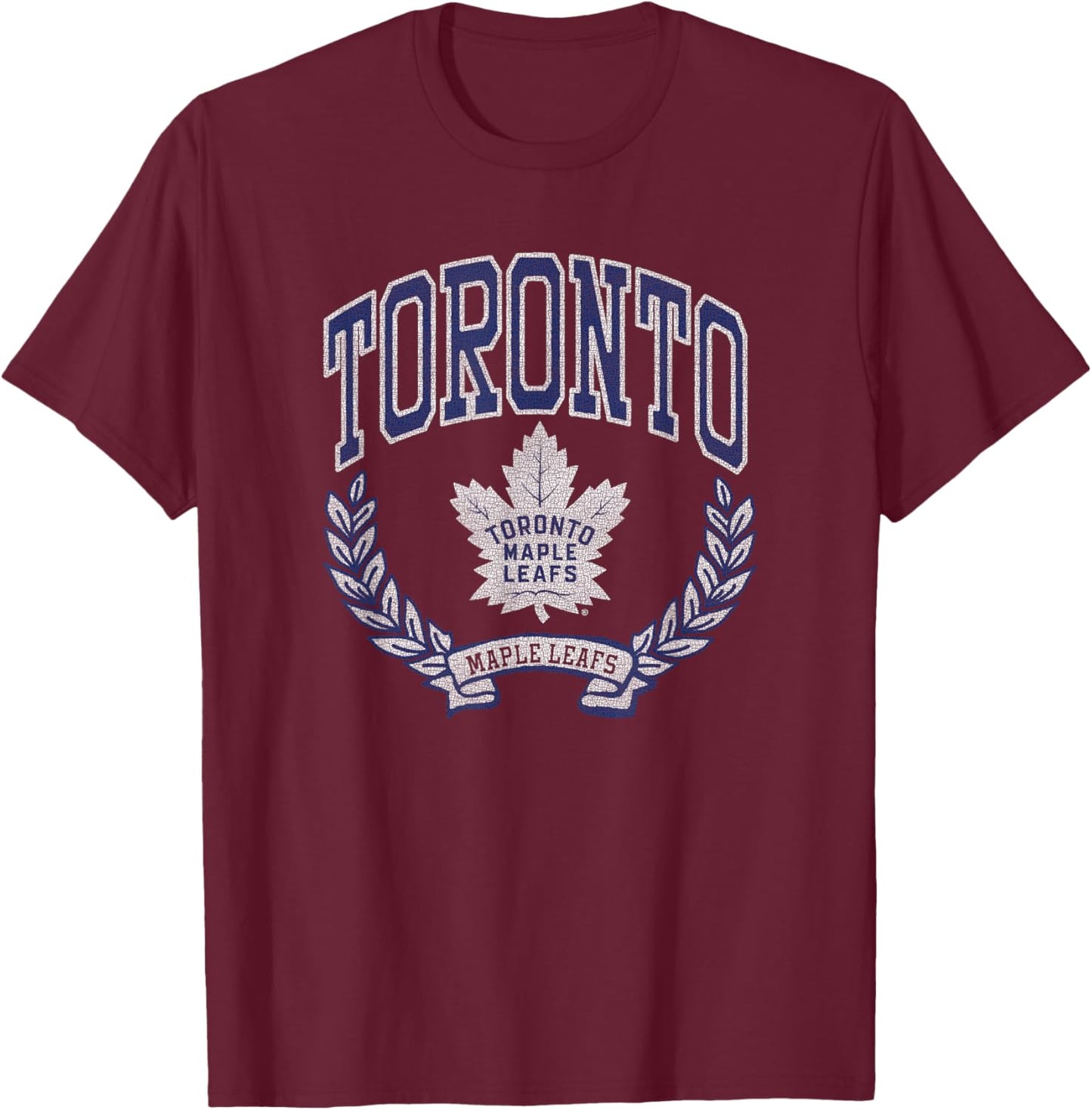 Toronto Maple Leafs Vintage Victory Officially Licensed T-Shirt - T-Shirt | Maroon
