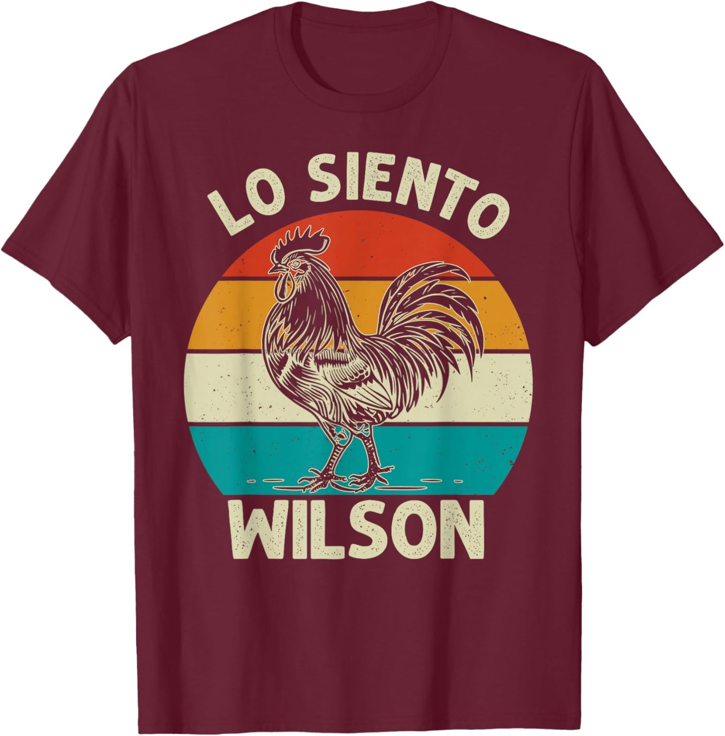 Wilson Lo Siento Lustiges Meme T-Shirt - T-Shirt | Maroon