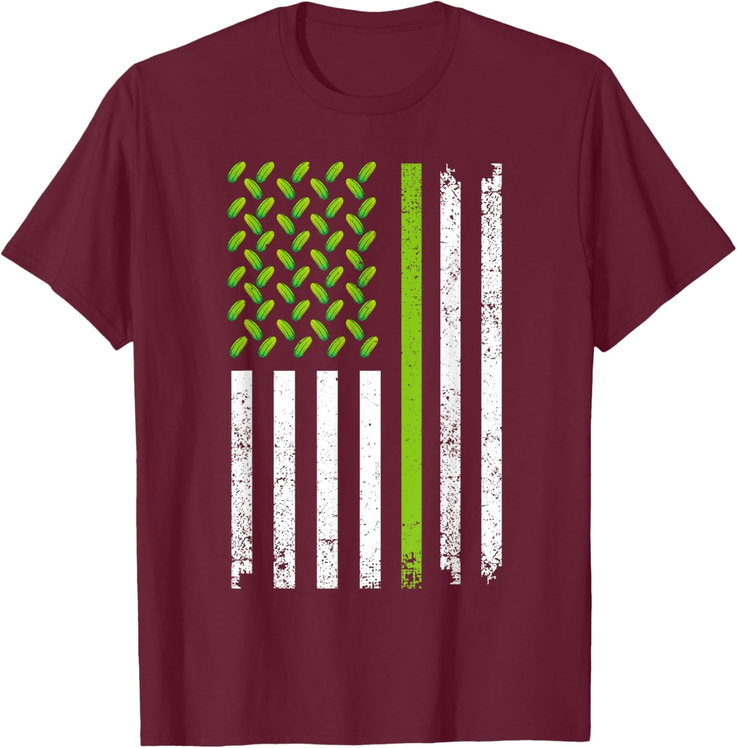 Cool Pickle Art Women Kids Gag Dill Pickle Costume T-Shirt - T-Shirt | Maroon