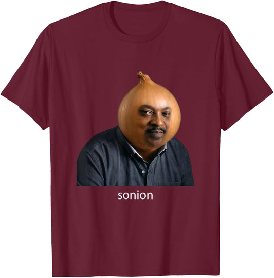 Funny Sonion Tuff Meme GenZ T-Shirt - T-Shirt | Maroon