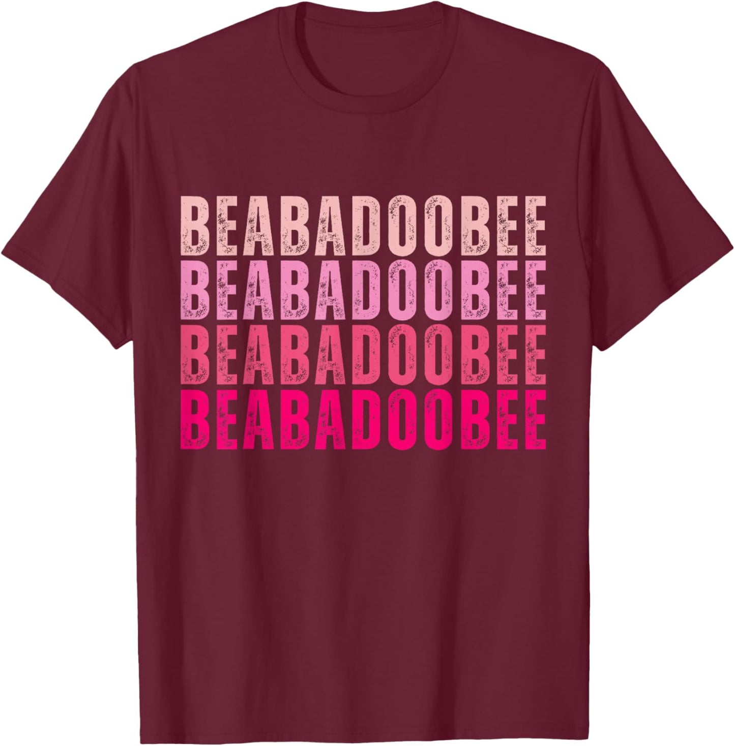 Vintage Beabadoobee Personalized Name I Love Beabadoobee T-Shirt - T-Shirt | Maroon