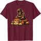 Baby Monkey Punch T-Shirt - T-Shirt | Maroon