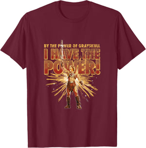 Maîtres de l'univers par Le Pouvoir de Grayskull He-Man T-Shirt - T-Shirt | Maroon