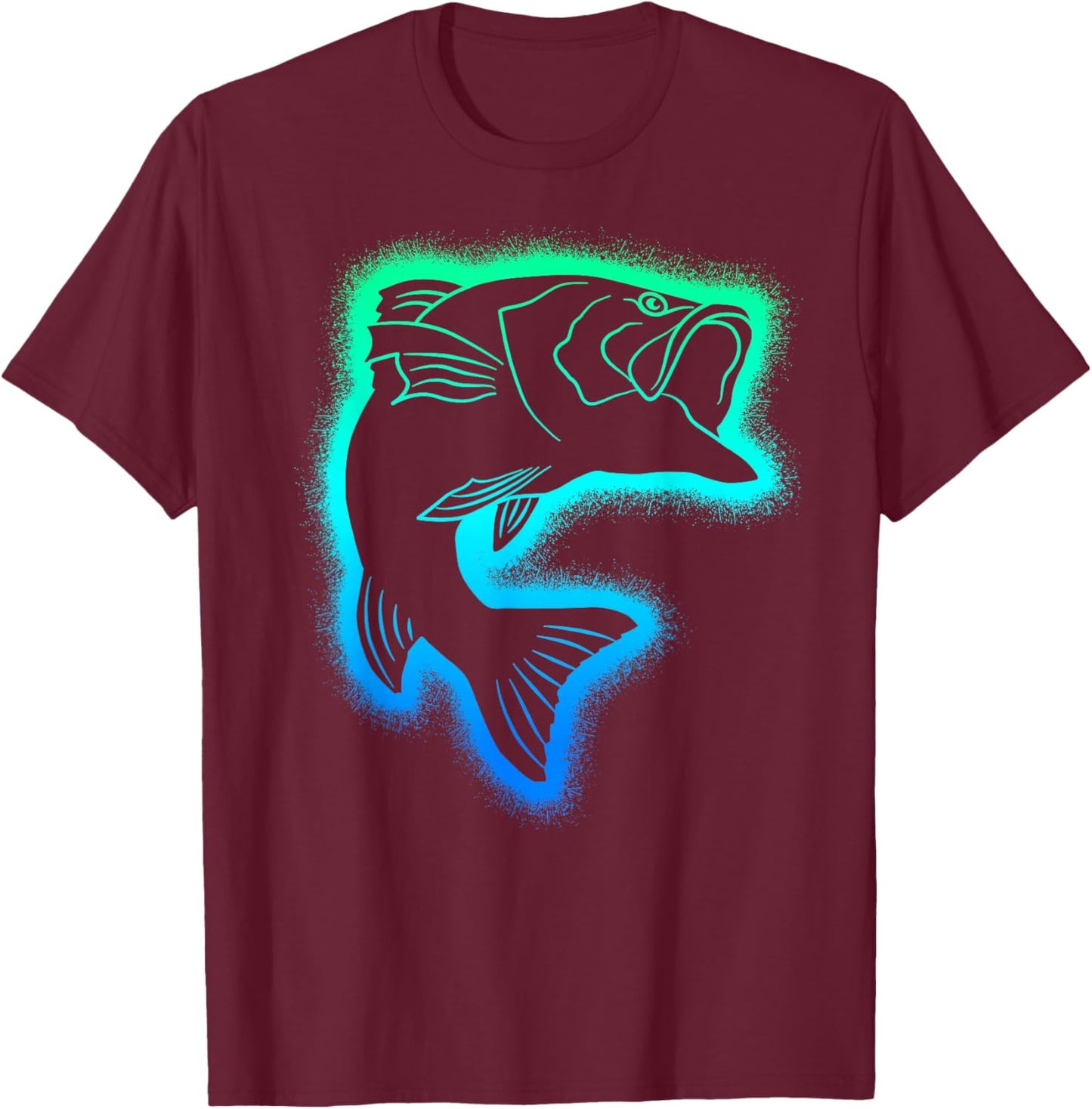 Fisherman Fish Kids Men Fishing Boys T-Shirt - T-Shirt | Maroon