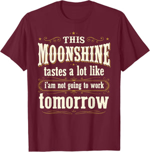 Local Moonshiner Vintage Moonshine Rustic Distilling Country T-Shirt - T-Shirt | Maroon