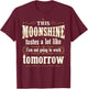 Local Moonshiner Vintage Moonshine Rustic Distilling Country T-Shirt - T-Shirt | Maroon