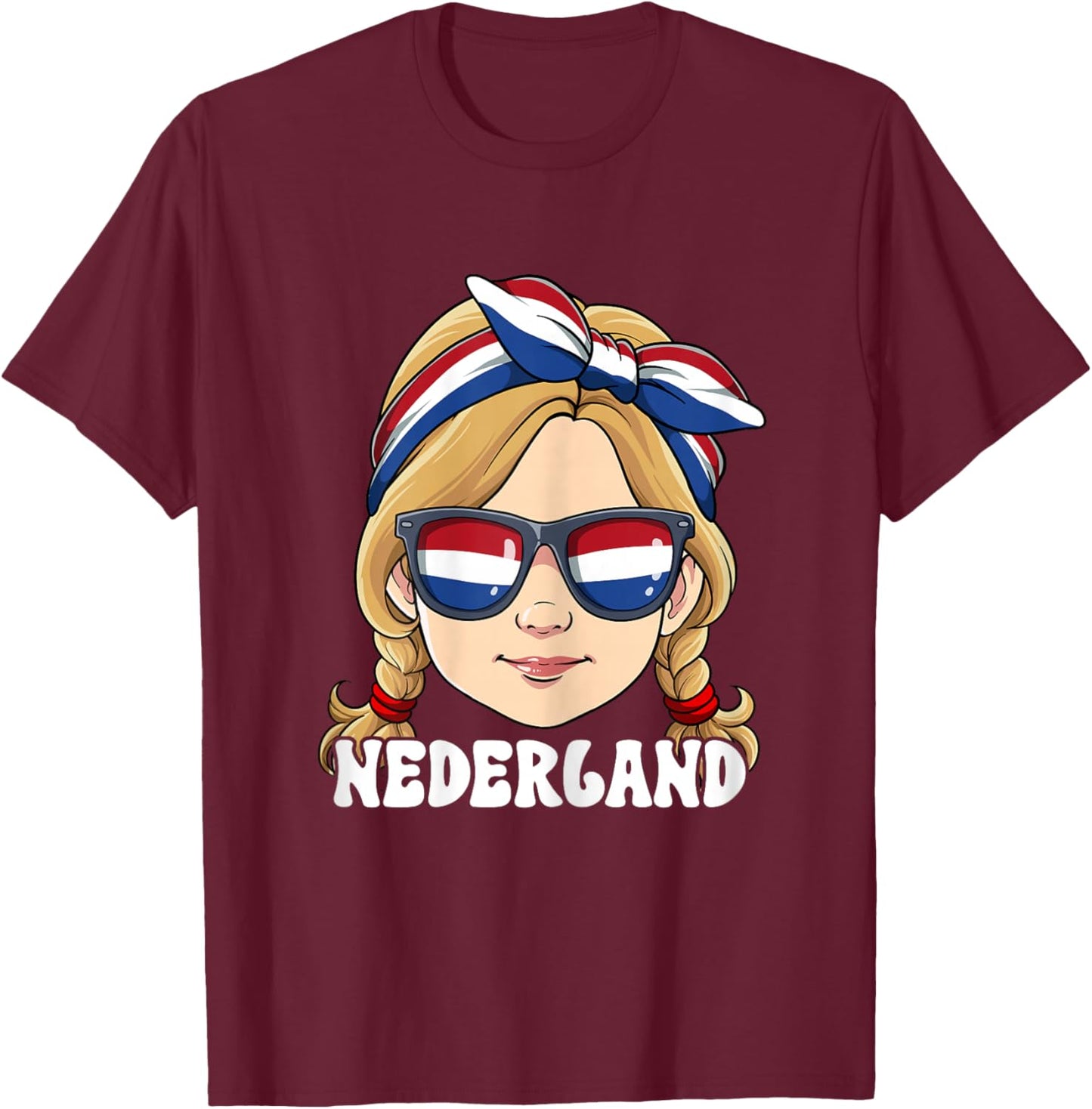 Holland Niederlande Nederland T-Shirt - T-Shirt | Maroon