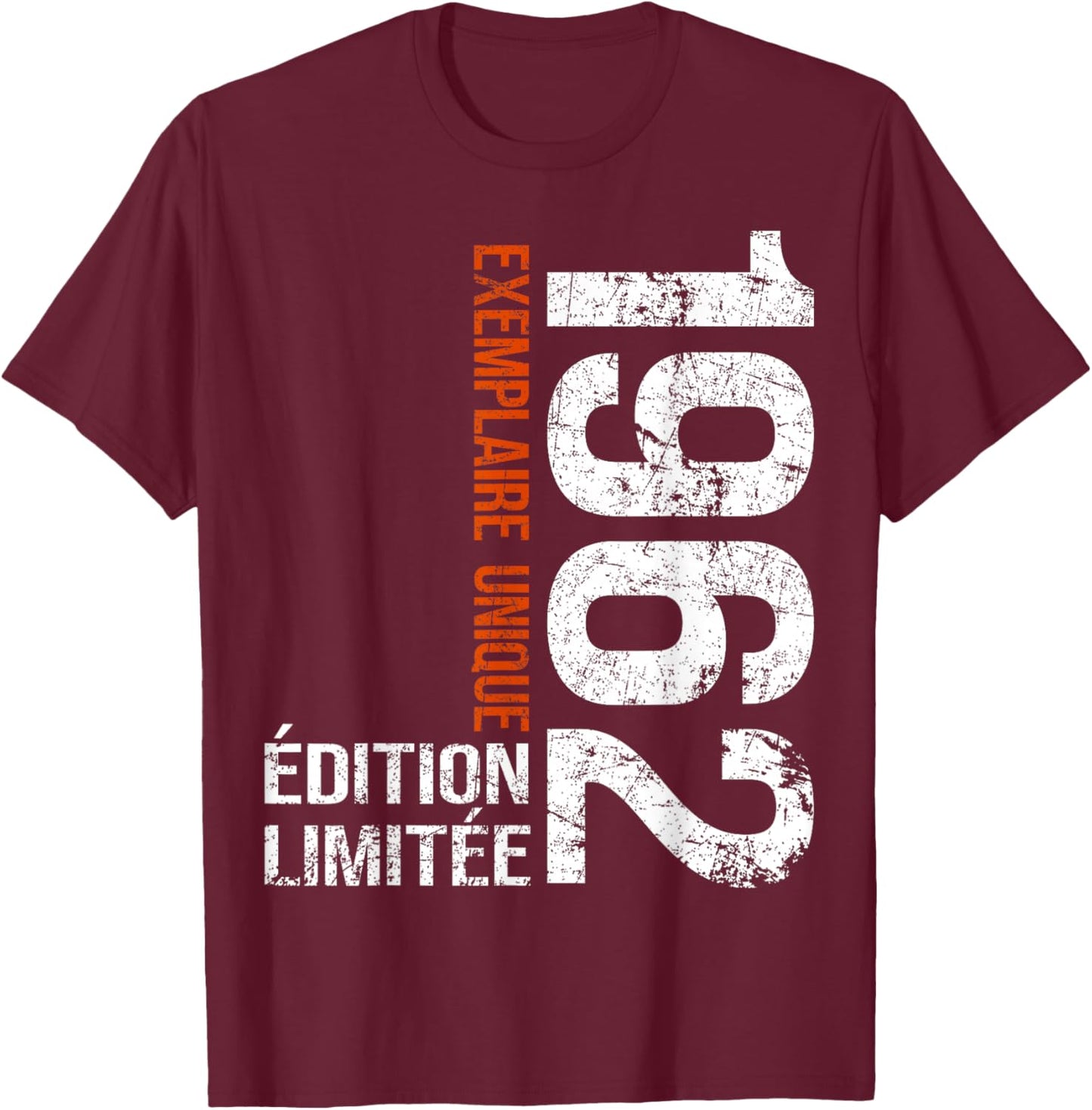Millésime 1962 Cadeau 64 Ans Homme Anniversaire Humour T-Shirt - T-Shirt | Maroon