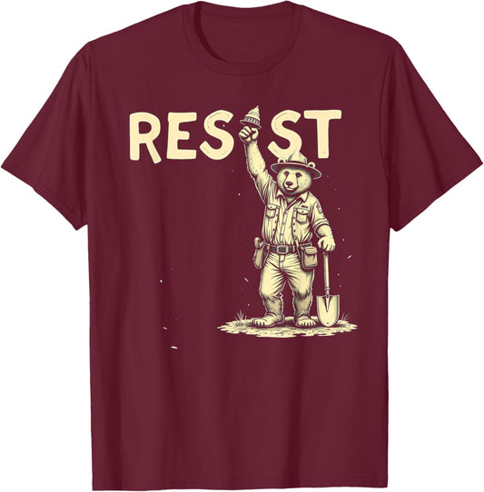 Bear Resist T-Shirt - T-Shirt | Maroon
