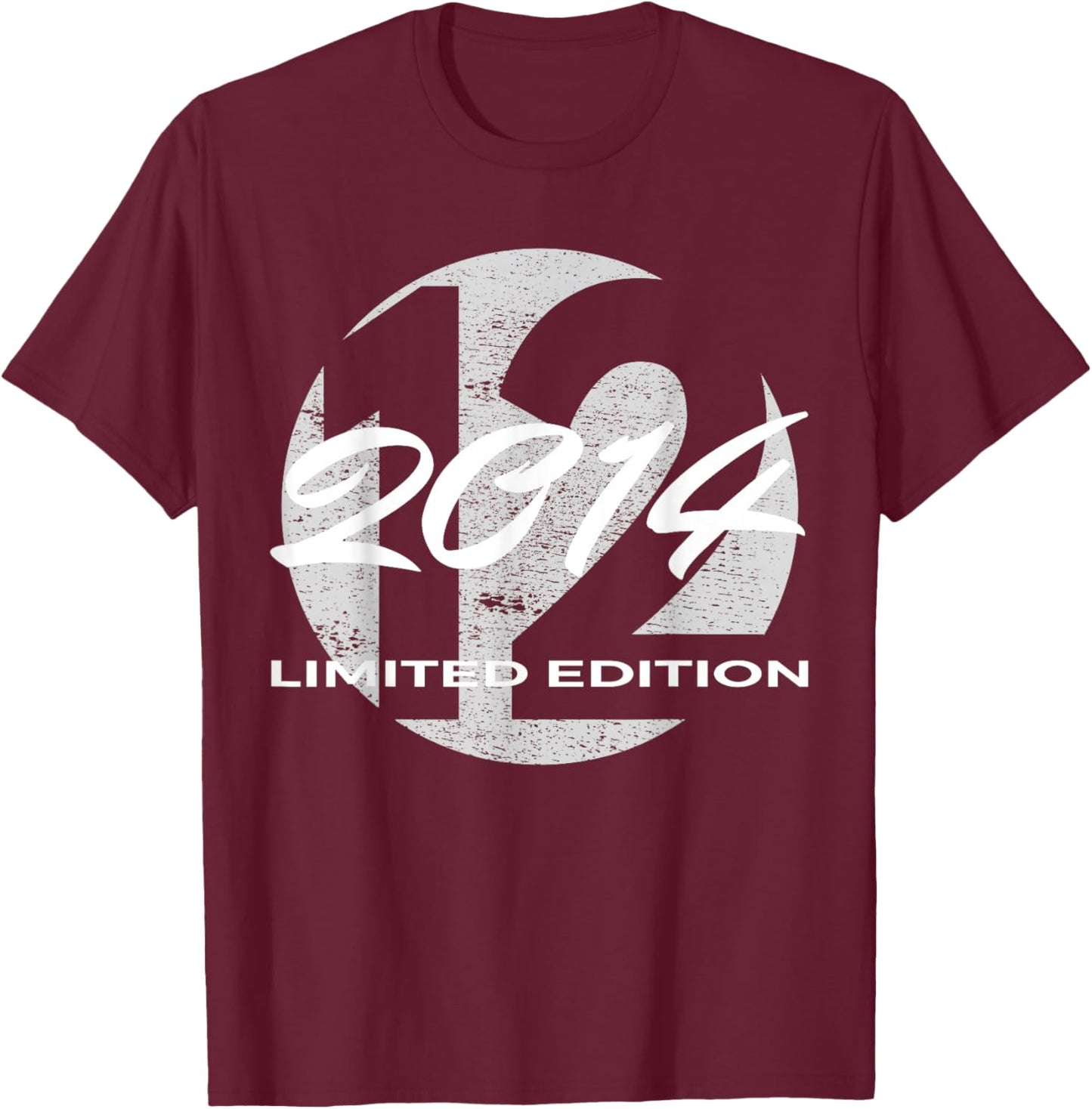 12th Birthday Girl Boy 12 Years 2014 Funny Gift T-Shirt - T-Shirt | Maroon