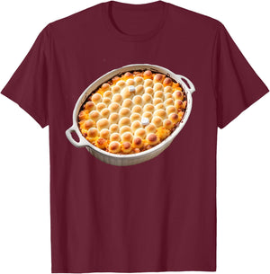 Sweet Potato Casserole with Marshmallows T-Shirt - T-Shirt | Maroon