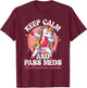Med Aide Design for A CMA, Funny Medication Aide T-Shirt - T-Shirt | Maroon
