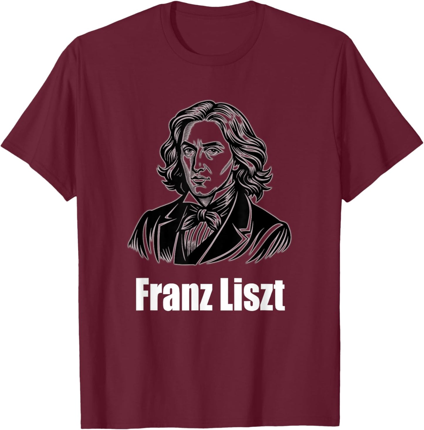 Franz Liszt T-Shirt - T-Shirt | Maroon