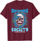 Diabetes Awareness Dead Pancreas Society Skull Halloween T-Shirt - T-Shirt | Maroon