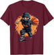 Kids Ninja Basketball T-Shirt - T-Shirt | Maroon
