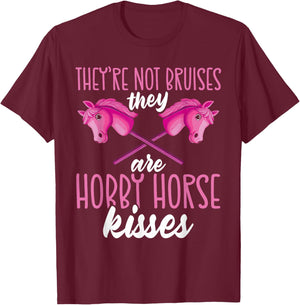Funny Hobby Horsing Cute Hobby Horse Saying for Girls T-Shirt - T-Shirt | Maroon