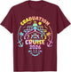 Tie Dye Graduation Cruise 2026 Matching Senior Cruise Party T-Shirt - T-Shirt | Maroon