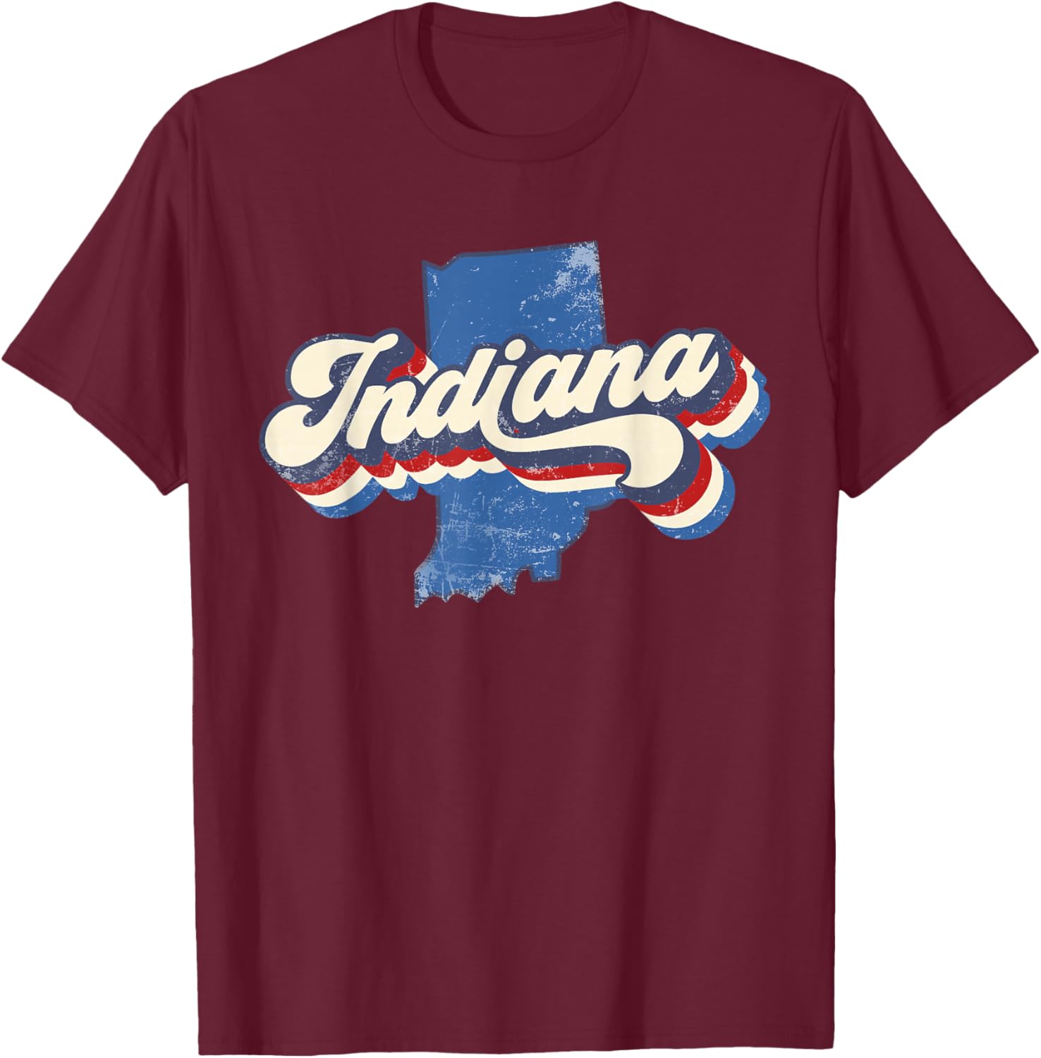 Indiana T-Shirt - T-Shirt | Maroon