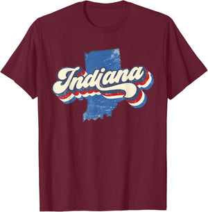 Indiana T-Shirt - T-Shirt | Maroon
