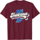 Indiana T-Shirt - T-Shirt | Maroon