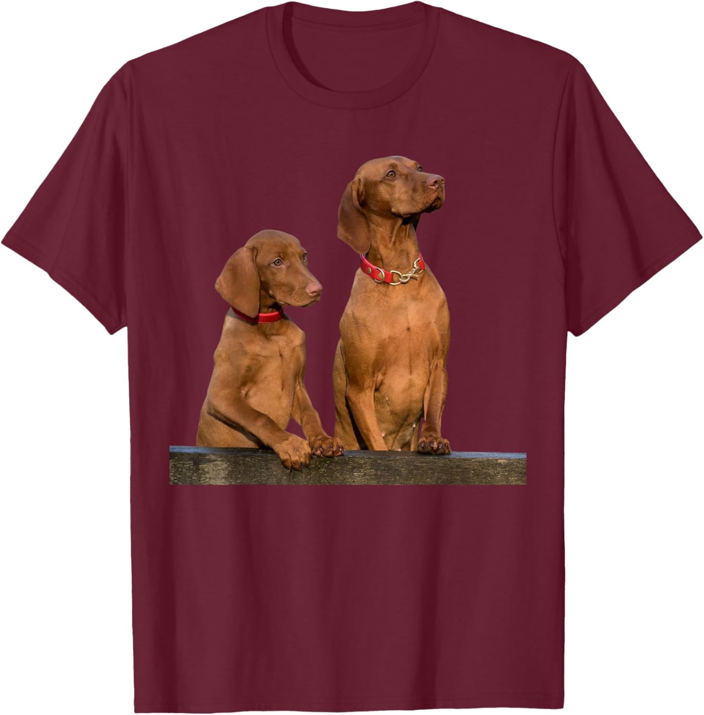 Vizsla Dog Breed Beautiful Hungarian Vizsla Dog T-Shirt - T-Shirt | Maroon